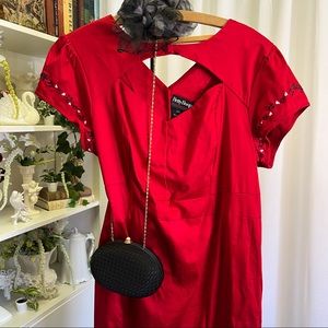 Torrid Betty Boop Red Embroidered Keyhole Cap Sleeve Pinup Vintage Style Dress